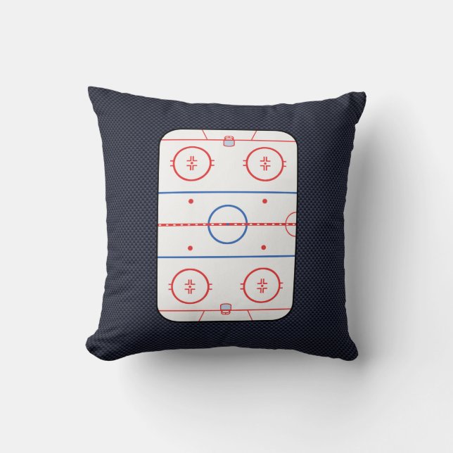 Hockey Game Companion Carbon Fibre Style Kussen (Voorkant)