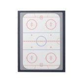 Hockey Game Companion Carbon Fibre Style Notitieblok (Linkerzijde)