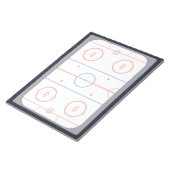 Hockey Game Companion Carbon Fibre Style Notitieblok (Schuin)