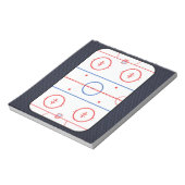 Hockey Game Companion Carbon Fibre Style Notitieblok (Linkerzijde)
