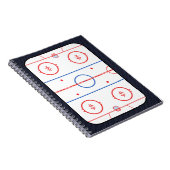 Hockey Game Companion Carbon Fibre Style Notitieboek (Rechterzijde)