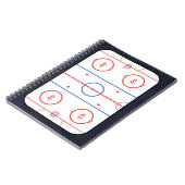 Hockey Game Companion Carbon Fibre Style Notitieboek (Linkerzijde)