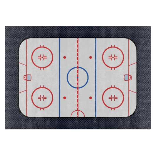 Hockey Game Companion Carbon Fibre Style Snijplank (Voorkant)
