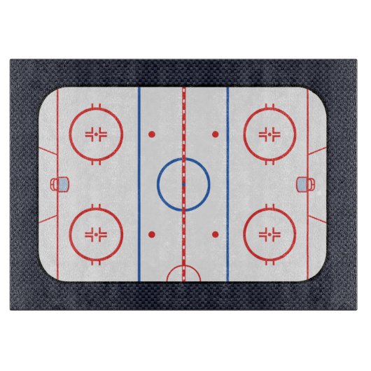 Hockey Game Companion Carbon Fibre Style Snijplank (Voorkant)
