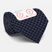 Hockey Game Companion Carbon Fibre Style Stropdas (Opgerold)