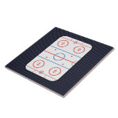 Hockey Game Companion Carbon Fibre Style Tegeltje (Zijkant)
