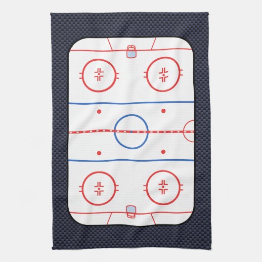 Hockey Game Companion Carbon Fibre Style Theedoek (Verticaal)
