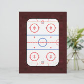 Hockey Game Companion Rink Diagram (Staand voorkant)