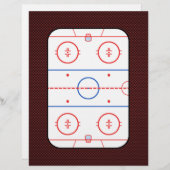 Hockey Game Companion Rink Diagram (Voorkant / Achterkant)