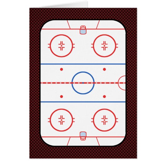 Hockey Game Companion Rink Diagram (Voorkant)