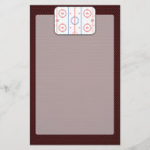 Hockey Game Companion Rink Diagram Briefpapier (Voorkant)