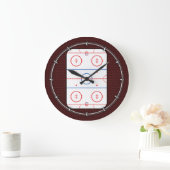Hockey Game Companion Rink Diagram Grote Klok (Huis)