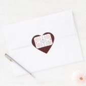 Hockey Game Companion Rink Diagram Hart Sticker (Envelop)