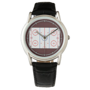 Hockey Game Companion Rink Diagram Horloge