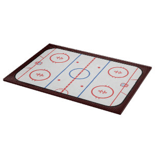 Hockey Game Companion Rink Diagram Snijplank