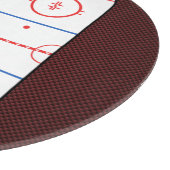 Hockey Game Companion Rink Diagram Snijplank (Hoek)