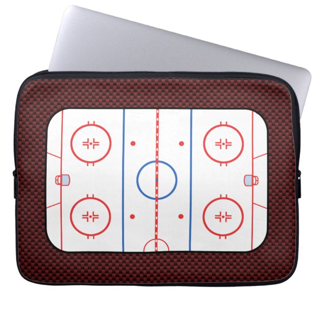 Hockey Game Companion voor Autograaf Ready Laptop Sleeve (Voorkant)
