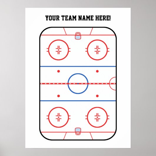 Hockey Game Event Poster (Voorkant)