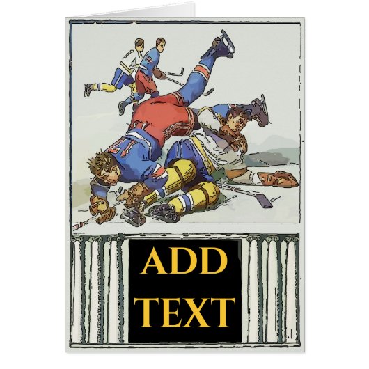  Hockey Game geeft tekst uit (Voorkant)