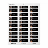 Hockey Gear Grunge Stijl Etiket (Full Sheet)
