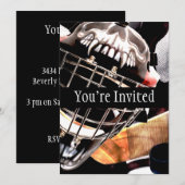 Hockey Gear Grunge Style Kaart (Voorkant / Achterkant)