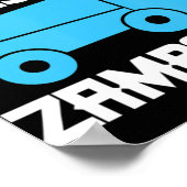 Hockey geeft me een Zamboner Ice Hockey Player Poster (Hoek)