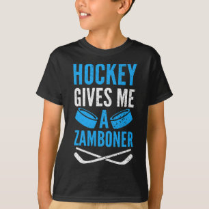 Hockey geeft me een Zamboner T-shirt
