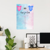 Hockey Gender Reveal Game - Breng je stem uit Poster (Thuiskantoor)