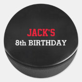 Hockey gepersonaliseerde Stickers (Voorkant)