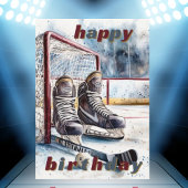 Hockey gevouwen Wenskaart Kaart