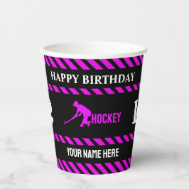 Hockey Girl Birthday, Hockey Player Gift Papieren Bekers