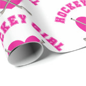 Hockey Girl Cadeaupapier (Rol Hoek)