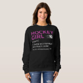 Hockey Girl Definition Trui (Voorkant volledig)