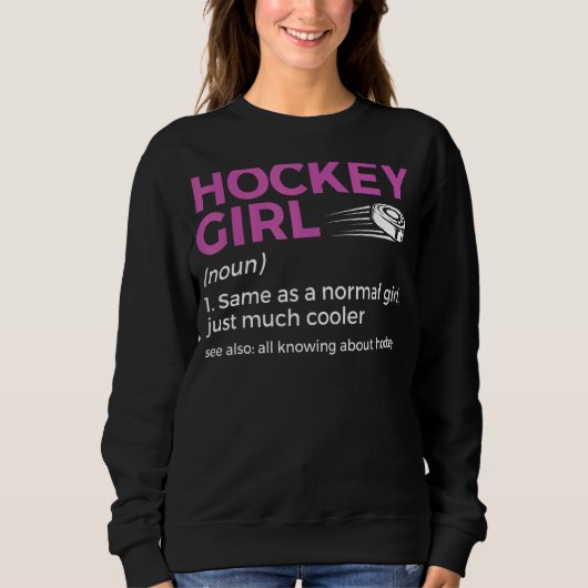 Hockey Girl Definition Trui (Voorkant)