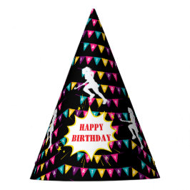 Hockey Girl Player Birthday Feesthoedjes