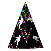 Hockey Girl Player Birthday Feesthoedjes (Achterkant)