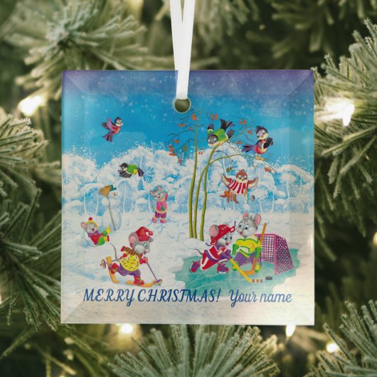 hockey glas ornament (Insitu)