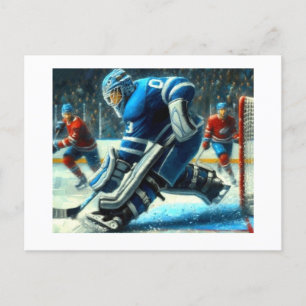 Hockey Goalie Briefkaart