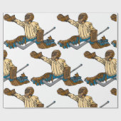 Hockey Goalie Cadeaupapier (Vlak)