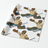 Hockey Goalie Cadeaupapier (Uitgerold)