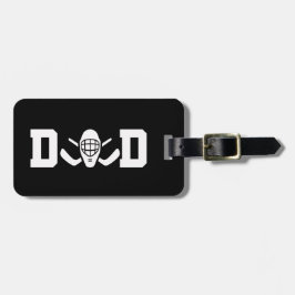 Hockey Goalie Dad Bagagelabel