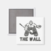 Hockey Goalie De Muur Magneet (Voorkant / Achterkant)