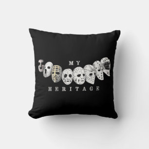 Hockey Goalie Evolution Retro Cat eye Heritage Mas Kussen