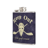 Hockey Goalie Flask Heupfles (Links)