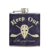 Hockey Goalie Flask Heupfles (Voorkant)