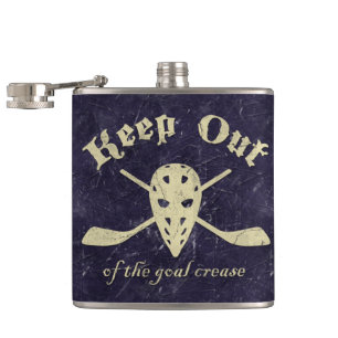 Hockey Goalie Flask Heupfles