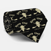 Hockey Goalie Goal CreaseStropdas Stropdas (Opgerold)