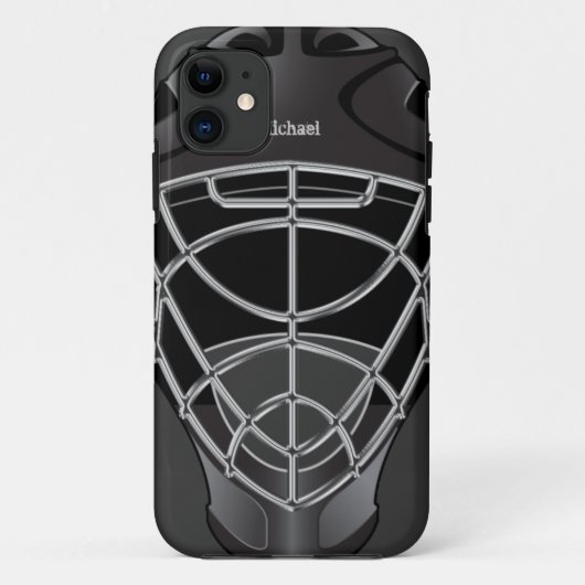Hockey Goalie Helmet Case-Mate iPhone Case (Achterkant)