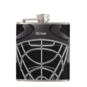 Hockey Goalie Helmet Flask Heupfles