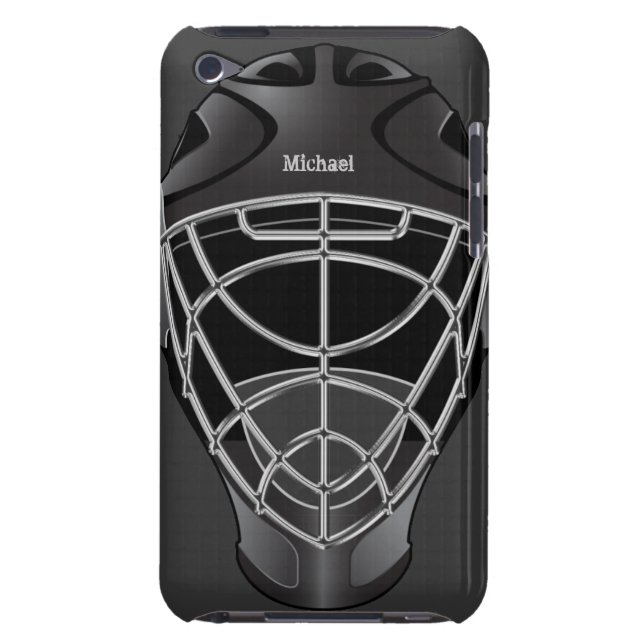 Hockey Goalie Helmet iPod Touch Hoesje (Achterkant)